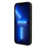 Karl Lagerfeld Saffiano Karl's Head Patch case for iPhone 14 Plus - silver