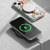 Ringke Fusion Design Armored Sleeve Cover med Gel Frame til iPhone 14 Plus gennemsigtig (Floral) (FD637E31)