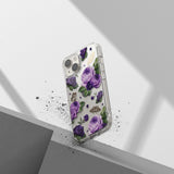 Ringke Fusion Design Armored Case Cover med Gel Frame til iPhone 14 Plus gennemsigtig (Purple rose) (FD637E29)