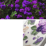Ringke Fusion Design Armored Case Cover med Gel Frame til iPhone 14 Plus gennemsigtig (Purple rose) (FD637E29)