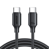 Joyroom Long-Lasting Series A9 USB-C / USB-C PD QC kabel 60W 3A 1m - sort