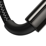 Baseus Tungsten Gold USB-A til USB-C kabel 480Mb/s 100W 1m sort (CAWJ000001)