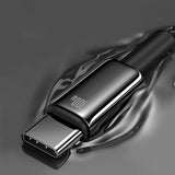 Baseus Tungsten Gold USB-A to USB-C Cable 480Mb/s 100W 2m Black (CAWJ000101)