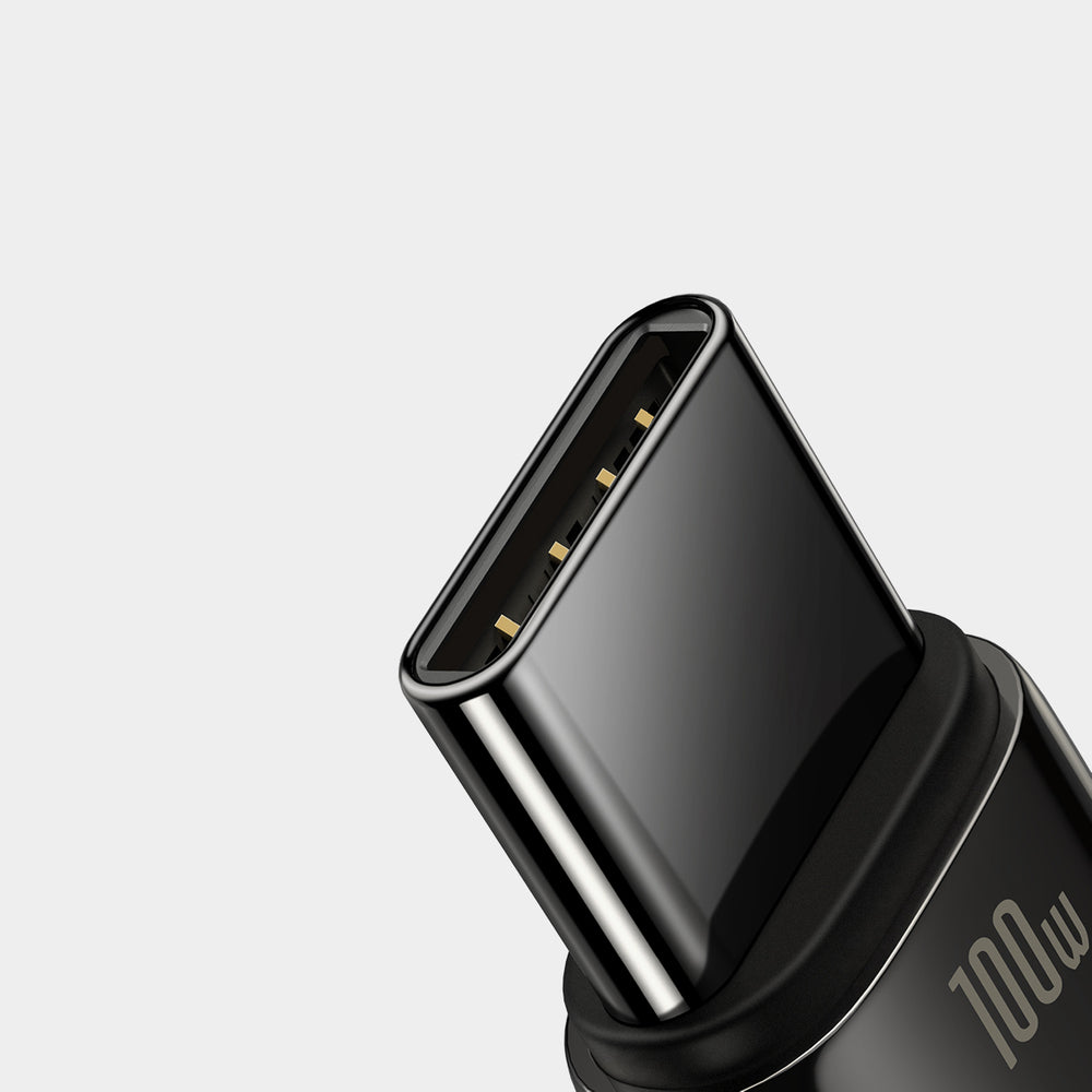 Baseus Tungsten Gold USB-A to USB-C Cable 480Mb/s 100W 2m Black (CAWJ000101)