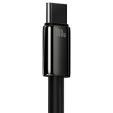 Baseus Tungsten Gold USB-A to USB-C Cable 480Mb/s 100W 2m Black (CAWJ000101)