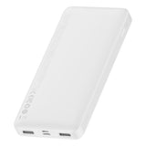 Baseus Bipow powerbank med skærm 10000mAh 15W hvid (Overseas Edition) + USB-A - Micro USB-kabel 0,25m hvid (PPBD050002)