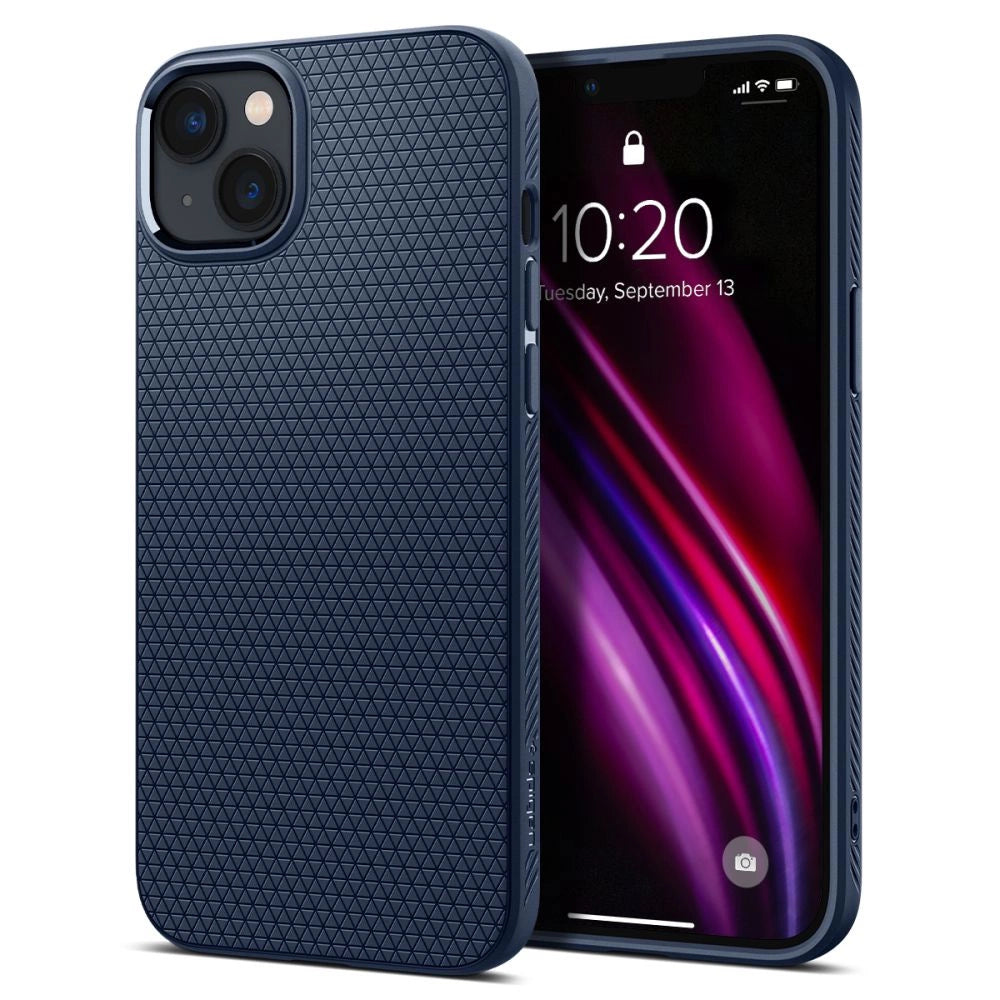 Spigen Liquid Air Case til iPhone 14 Plus - Blå