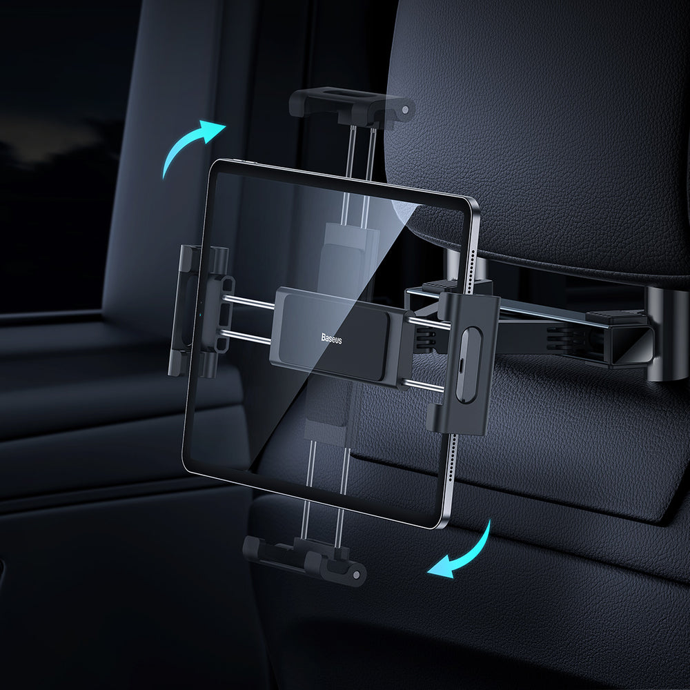 Baseus JoyRide Pro headrest car phone/tablet holder black