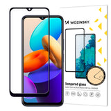 Wozinsky Full Glue hærdet glas Vivo Y35 / Y22 / Y22s fuld skærm med ramme sort (case friendly)