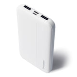 Wozinsky powerbank Li-Po 10000mAh 2 x USB hvid (WPBWE1)