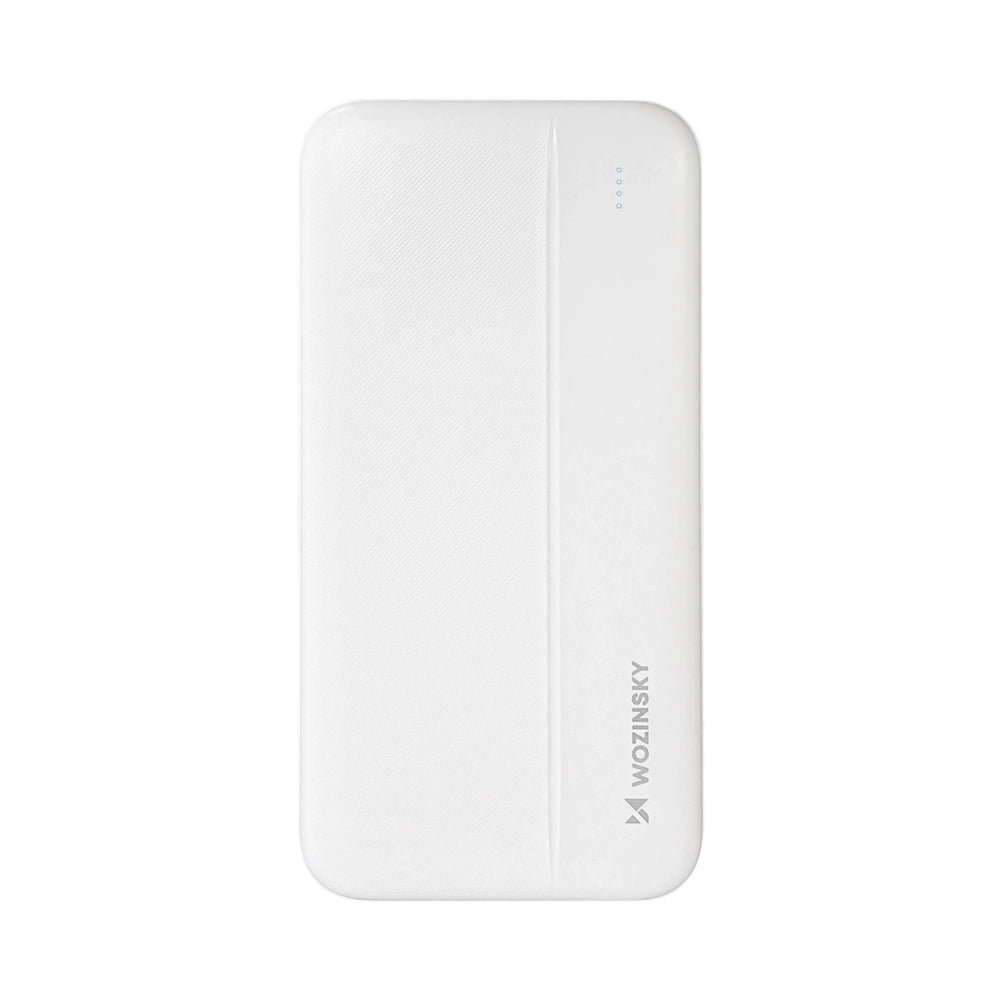Wozinsky powerbank Li-Po 10000mAh 2 x USB hvid (WPBWE1)