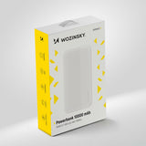 Wozinsky powerbank Li-Po 10000mAh 2 x USB hvid (WPBWE1)