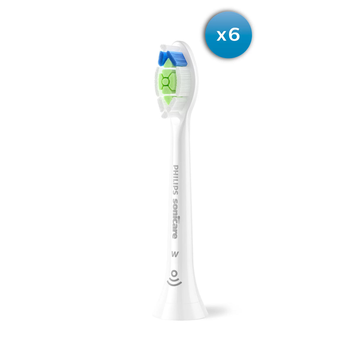 Philips Optimal White HX6066/87 Pakke med 6 børstehoveder