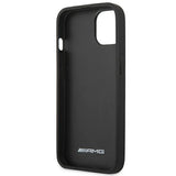 AMG AMHCP14MDOLBK iPhone 14 Plus 6.7 "black / black hardcase Leather Hot Stamped