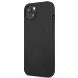 AMG AMHCP14SDOLBK iPhone 14 6.1 "black / black hardcase Leather Hot Stamped