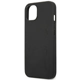 AMG AMHCP14SDOLBK iPhone 14 6.1 "black / black hardcase Leather Hot Stamped