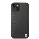 Case BMW BMHMP14SSLLBK iPhone 14 6.1 " sort / sort hårdkasse Signatur Logo Imprint Magsafe