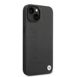 Case BMW BMHMP14SSLLBK iPhone 14 6.1 " sort / sort hårdkasse Signatur Logo Imprint Magsafe