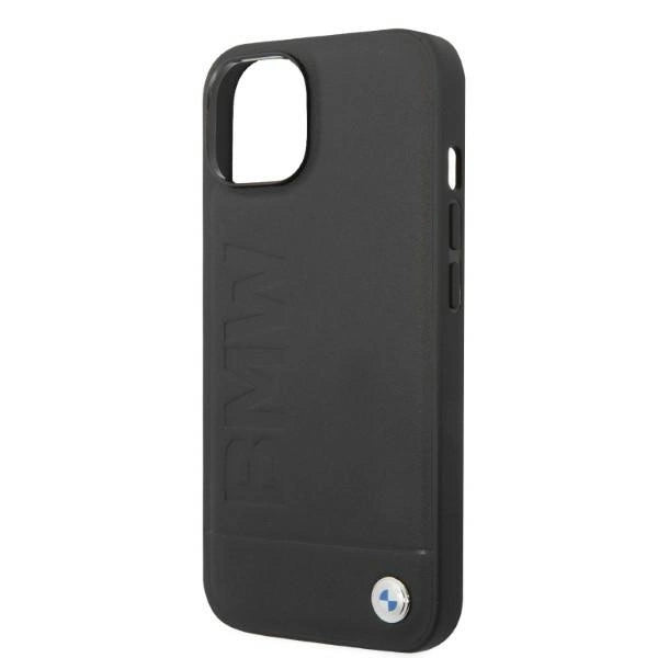 Case BMW BMHMP14SSLLBK iPhone 14 6.1 " sort / sort hårdkasse Signatur Logo Imprint Magsafe