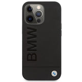 Etui BMW BMHMP14XSLLBK iPhone 14 Pro Max 6,7" sort/sort hårdkasse Signatur Logo Imprint Magsafe