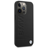 Etui BMW BMHMP14XSLLBK iPhone 14 Pro Max 6,7" sort/sort hårdkasse Signatur Logo Imprint Magsafe