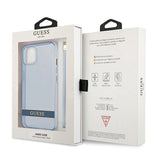 Guess GUHCP13MHTSGSB iPhone 13 6.1 "blue / blue hardcase Translucent Stap