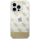 Guess GUHCP14LHG4MHG iPhone 14 Pro 6.1 "gold / gold hardcase 4G Pattern Script