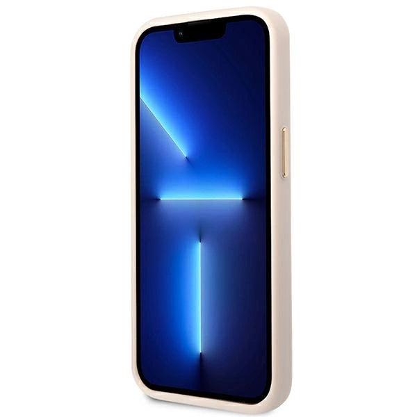 Guess 4G Vintage Gold Logo case for iPhone 14 Pro - pink