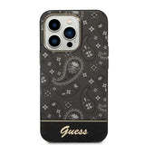 Guess Bandana Paisley iPhone 14 Pro 6.1" Case - Black