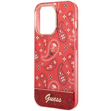 Guess GUHCP14LHGBNHR iPhone 14 Pro 6.1" red/red hardcase Bandana Paisley