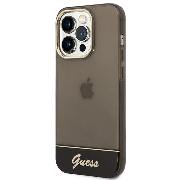 Guess GUHCP14LHGCOK iPhone 14 Pro 6.1 "black / black hardcase Translucent