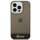 Guess GUHCP14LHGCOK iPhone 14 Pro 6.1 "black / black hardcase Translucent