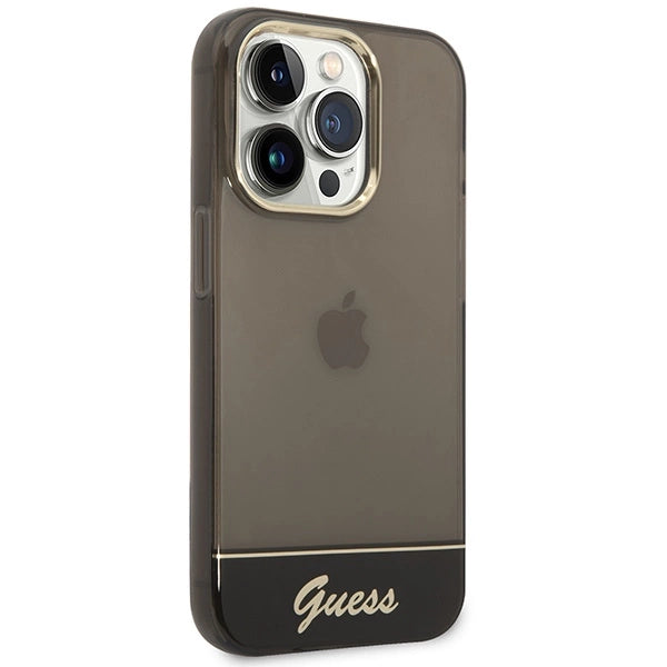Guess GUHCP14LHGCOK iPhone 14 Pro 6.1 "black / black hardcase Translucent