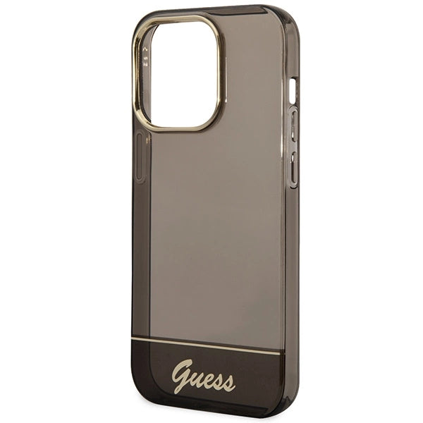 Guess GUHCP14LHGCOK iPhone 14 Pro 6.1 "black / black hardcase Translucent