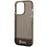 Guess GUHCP14LHGCOK iPhone 14 Pro 6.1 "black / black hardcase Translucent