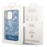 Guess GUHCP14LHGPLHB iPhone 14 Pro 6.1" blue/blue hardcase Porcelain Collection
