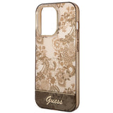 Guess GUHCP14LHGPLHC iPhone 14 Pro 6.1" ocher hardcase Porcelain Collection