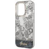 Guess GUHCP14LHGPLHG iPhone 14 Pro 6.1" grey/grey hardcase Porcelain Collection