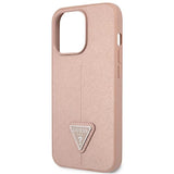 Guess GUHCP14LPSATLP iPhone 14 Pro 6.1 "pink / pink hardcase SaffianoTriangle Logo