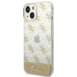 Guess GUHCP14MHG4MHG iPhone 14 Plus 6.7 "gold / gold hardcase 4G Pattern Script