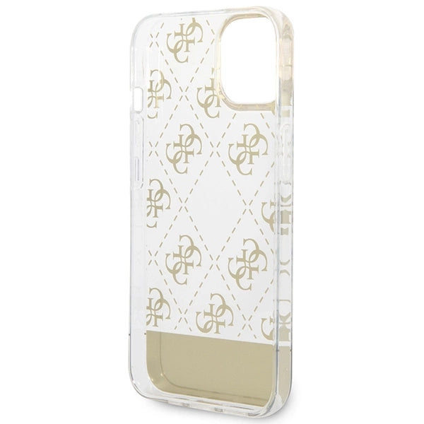 Guess GUHCP14MHG4MHG iPhone 14 Plus 6.7 "gold / gold hardcase 4G Pattern Script