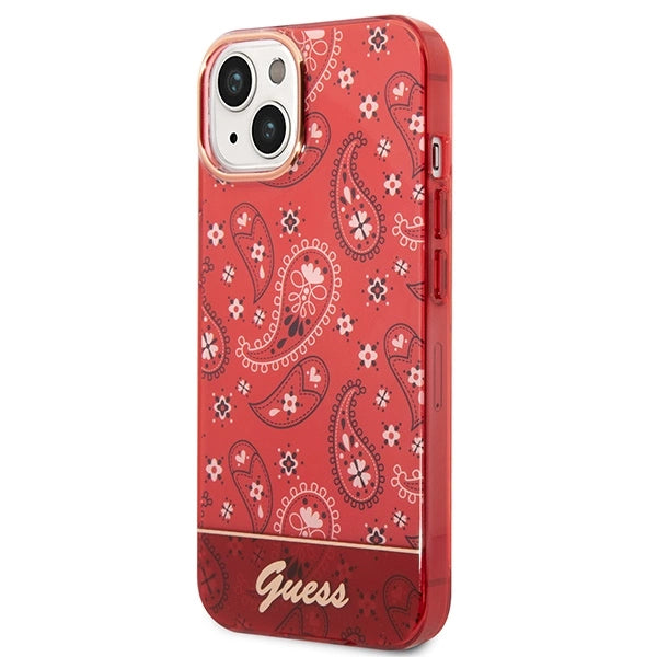 Guess GUHCP14MHGBNHR iPhone 14 Plus 6.7" red/red hardcase Bandana Paisley