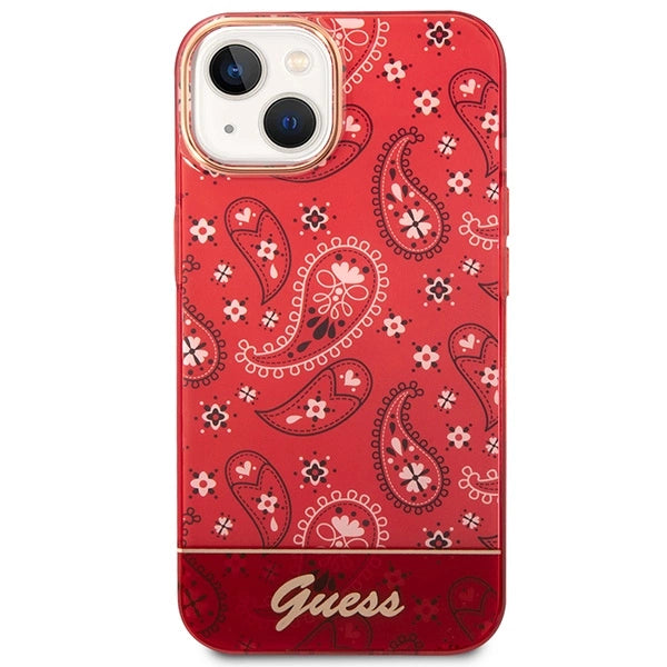 Guess GUHCP14MHGBNHR iPhone 14 Plus 6.7" red/red hardcase Bandana Paisley