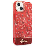 Guess GUHCP14MHGBNHR iPhone 14 Plus 6.7" red/red hardcase Bandana Paisley