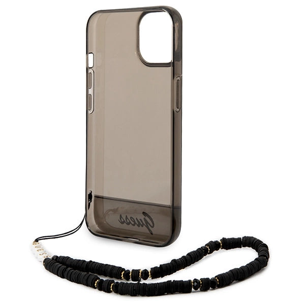 Guess GUHCP14MHGCOHK iPhone 14 Plus 6,7 "black / black hardcase Translucent Pearl Strap