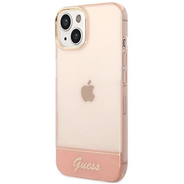 Guess GUHCP14MHGCOP iPhone 14 Plus 6.7 "pink / pink hardcase Translucent