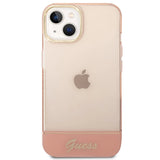 Guess GUHCP14MHGCOP iPhone 14 Plus 6.7 "pink / pink hardcase Translucent