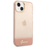 Guess GUHCP14MHGCOP iPhone 14 Plus 6.7 "pink / pink hardcase Translucent