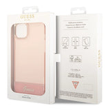 Guess GUHCP14MHGCOP iPhone 14 Plus 6.7 "pink / pink hardcase Translucent