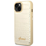 Guess GUHCP14MHGCRHD iPhone 14 Plus 6.7 "gold / gold hardcase Croco Collection